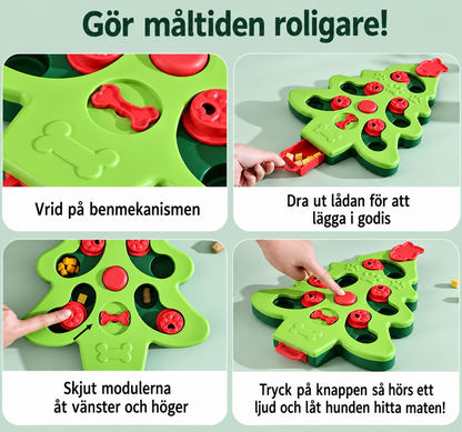 🎄JuleMys™ - Julens Roliga Aktiveringspussel för Katt🐾