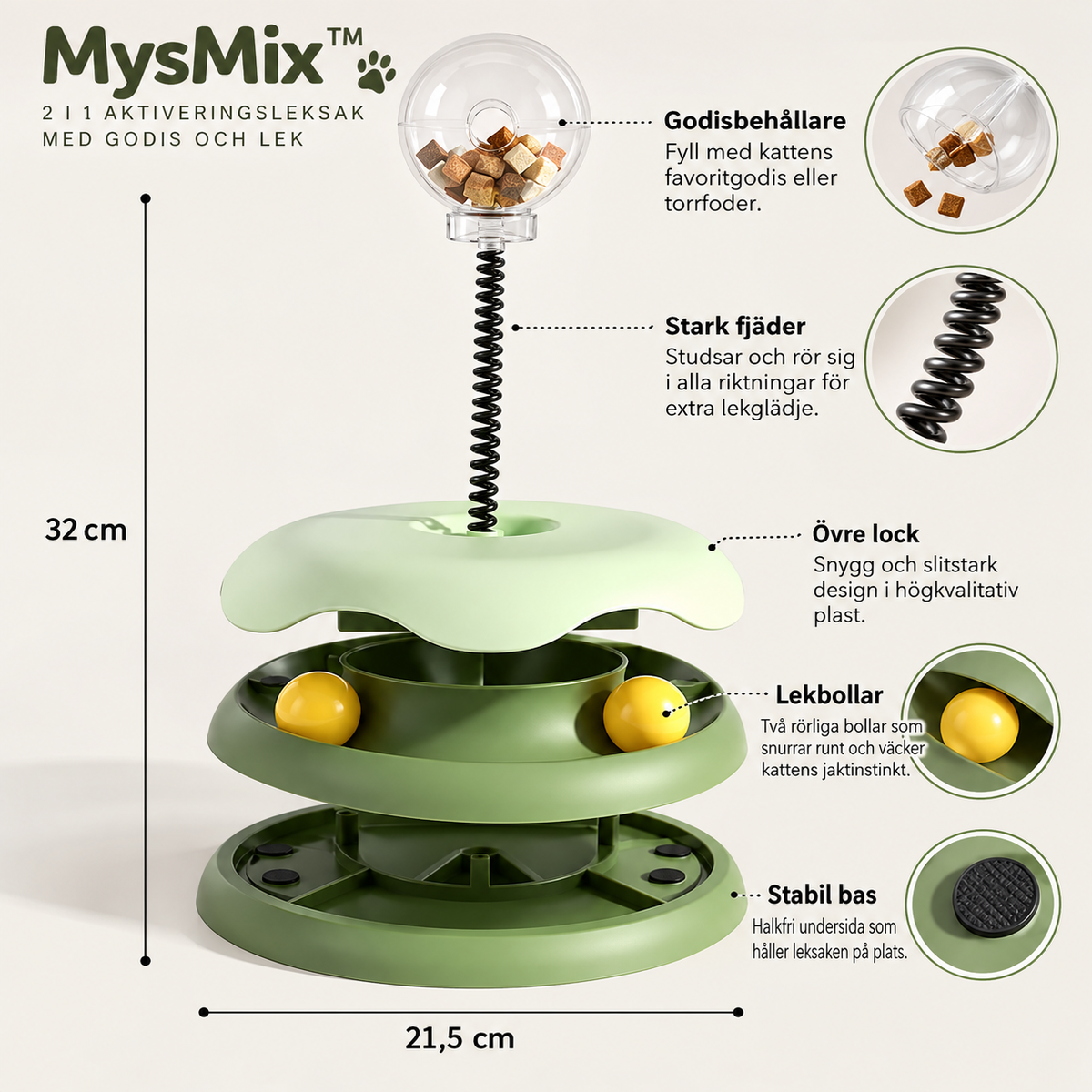 MysMix™ - Interaktiv Aktiveringsleksak med Godis