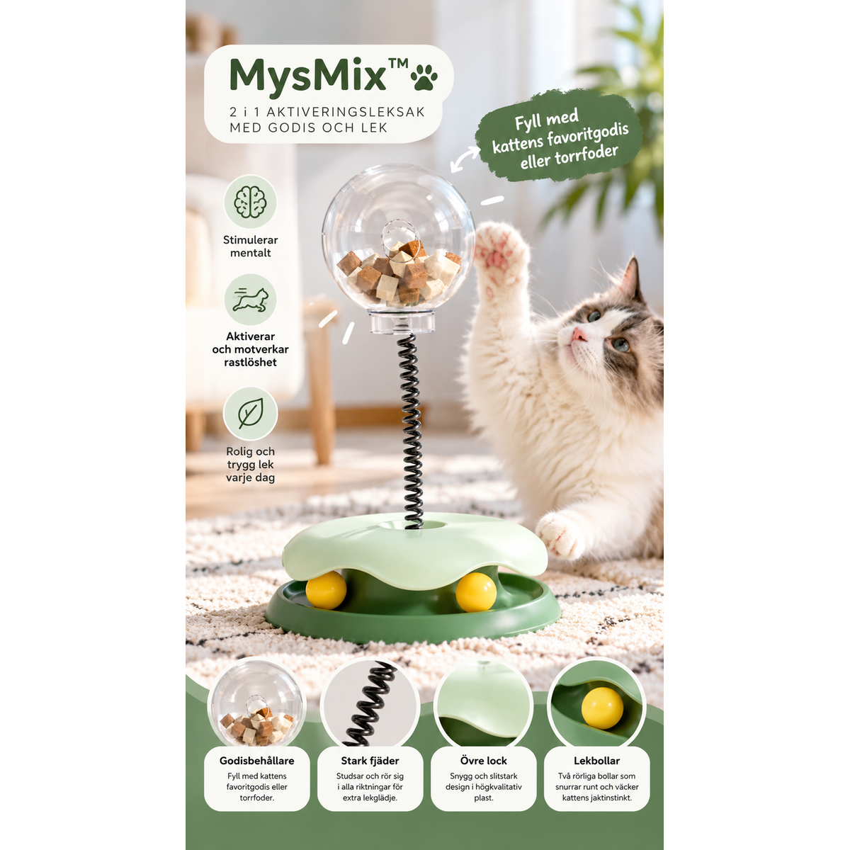 MysMix™ - Interaktiv Aktiveringsleksak med Godis